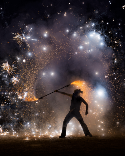 Spectacle de feu